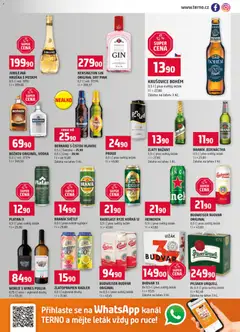 Náhled letáku Terno leták od 25.03.2026 | Strana: 13 | Produkty: Rýže, Zlatý Bažant, Radegast, Božkov