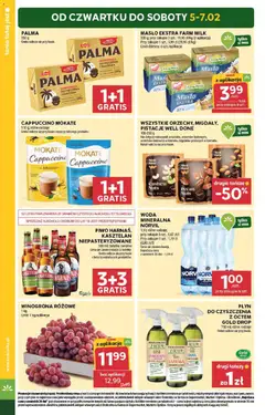 Pogląd oferty "Stokrotka Gazetka" - ważna od 05.02.2026 | Strona: 2 | Produkty: Masło, Harnaś, Piwo, Owoce