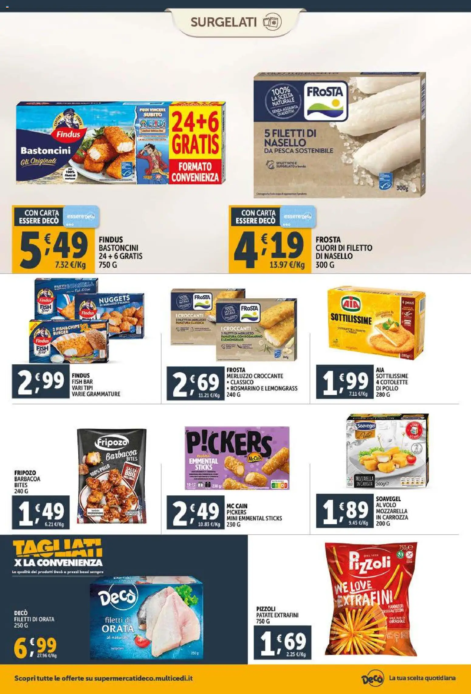 Volantino Decò del 09.01.2026 | Pagina: 14 | Prodotti: Rosmarino, Pollo, Nuggets, Salsa