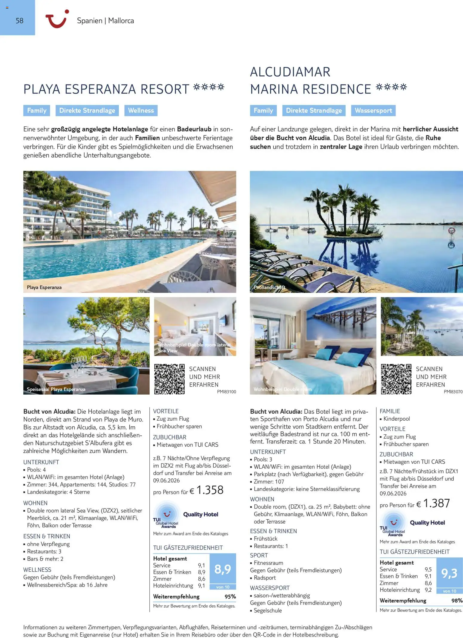 Aida  Südeuropa & Nordafrika 2026/27 – gültig ab 01.01.2026 | Seite: 58 | Produkte: Babybett