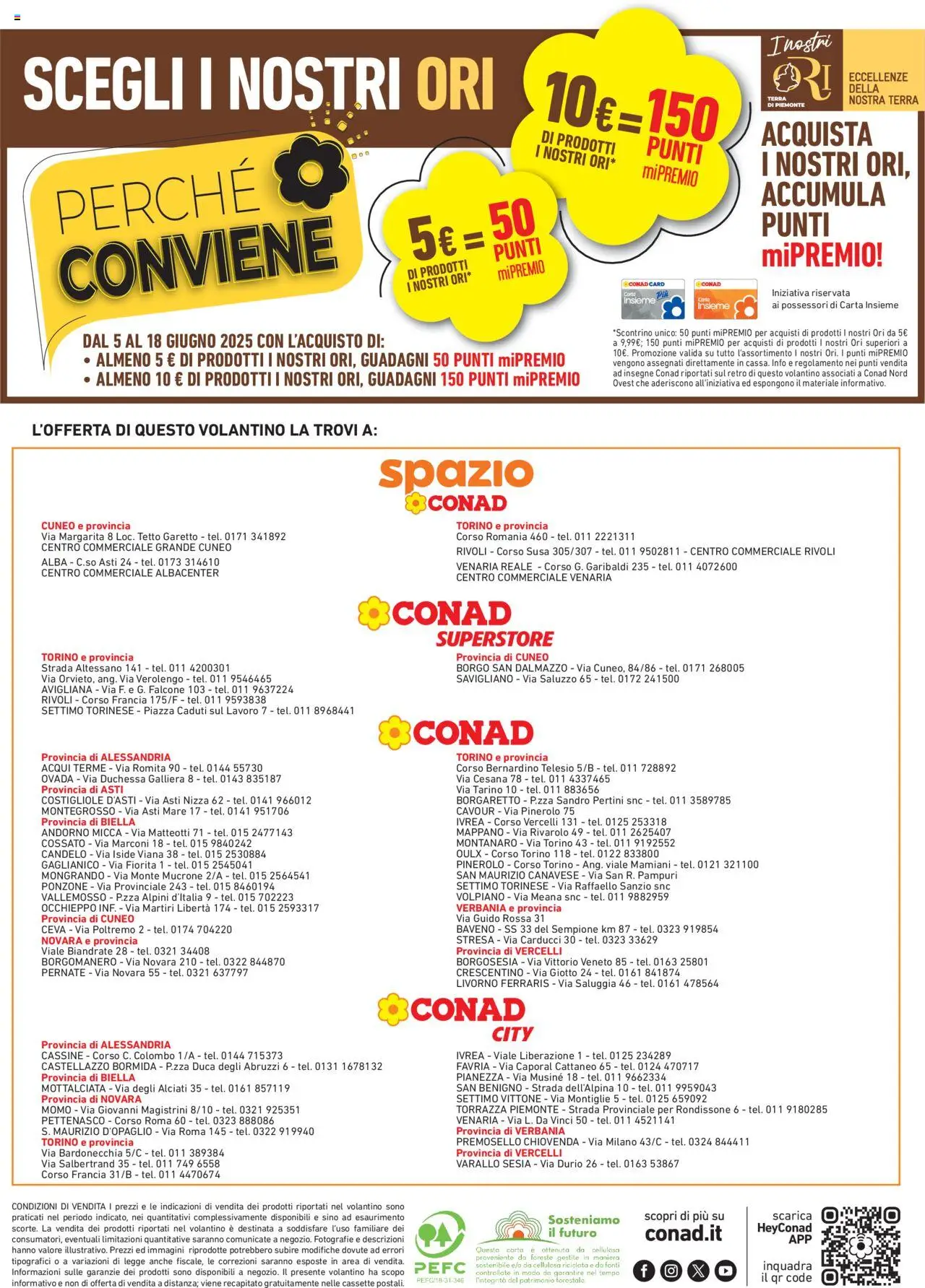 Volantino Conad del 05.06.2025 | Pagina: 16 | Prodotti: Tè, Terra