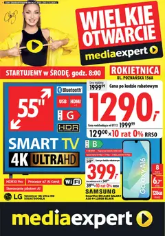 Pogląd oferty "Mediaexpert Gazetka - Wielkie otwarcie Rokietnica" - ważna od 26.11.2025