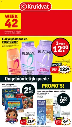 Kruidvat folder week 42 - Voorbeeld van een folder van Kruidvat, geldig van 14.10.2025