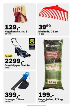 Forhåndsvisning av Biltema kundeavis gyldig fra 31.03.2026 | Side: 7 | Produkter: Gressklipper, Batteri