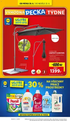 Lidl leták od 19.06.2025 | Strana: 40 | Produkty: Prací gel, Coccolino, Persil, Slunečník