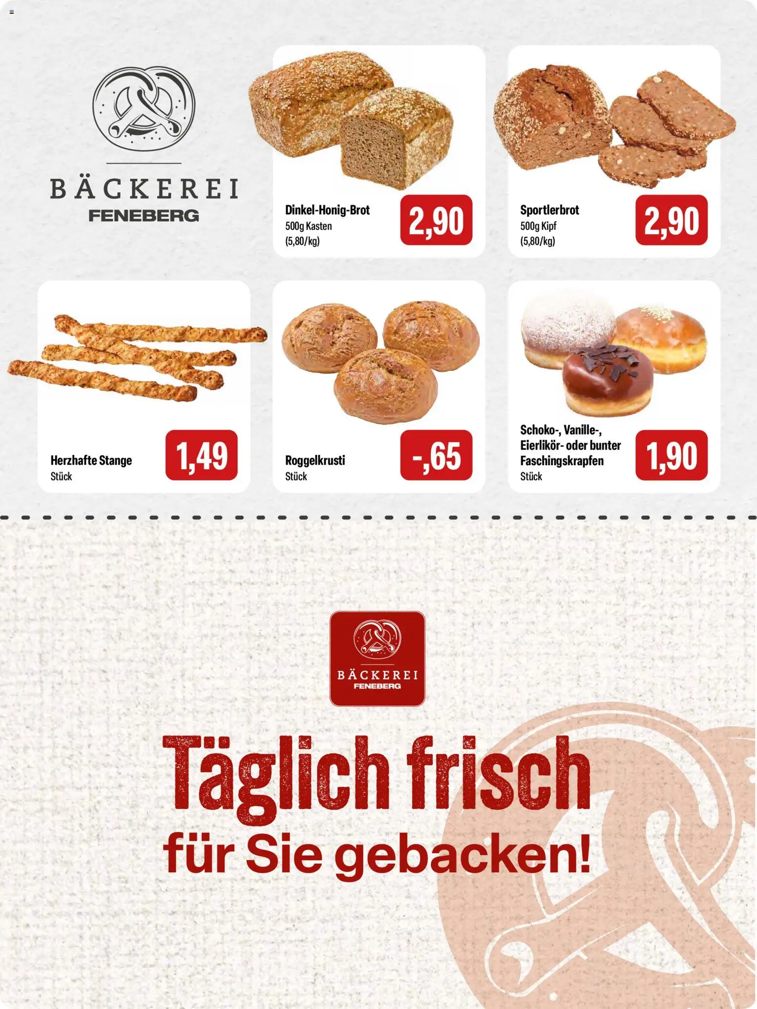 Feneberg Angebote – gültig ab 15.01.2026 | Seite: 7 | Produkte: Bäckerei