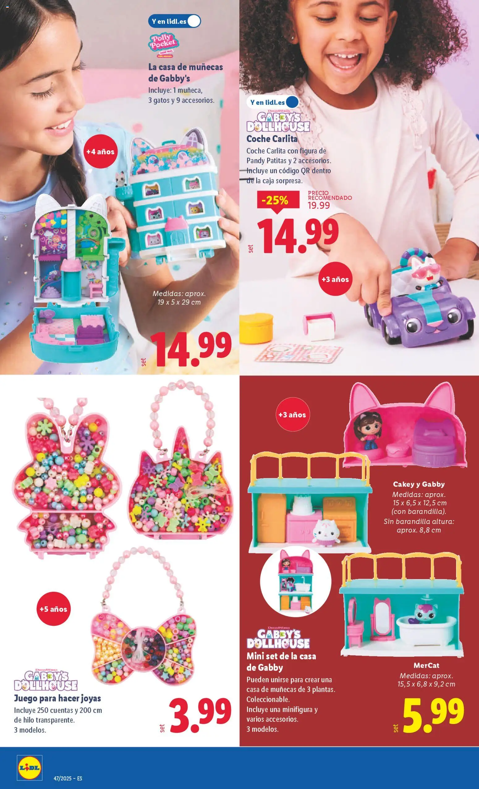 Lidl folleto de bazar │ válido desde el 17.11.2025 | Página: 14 | Productos: Casa de muñecas, Caja