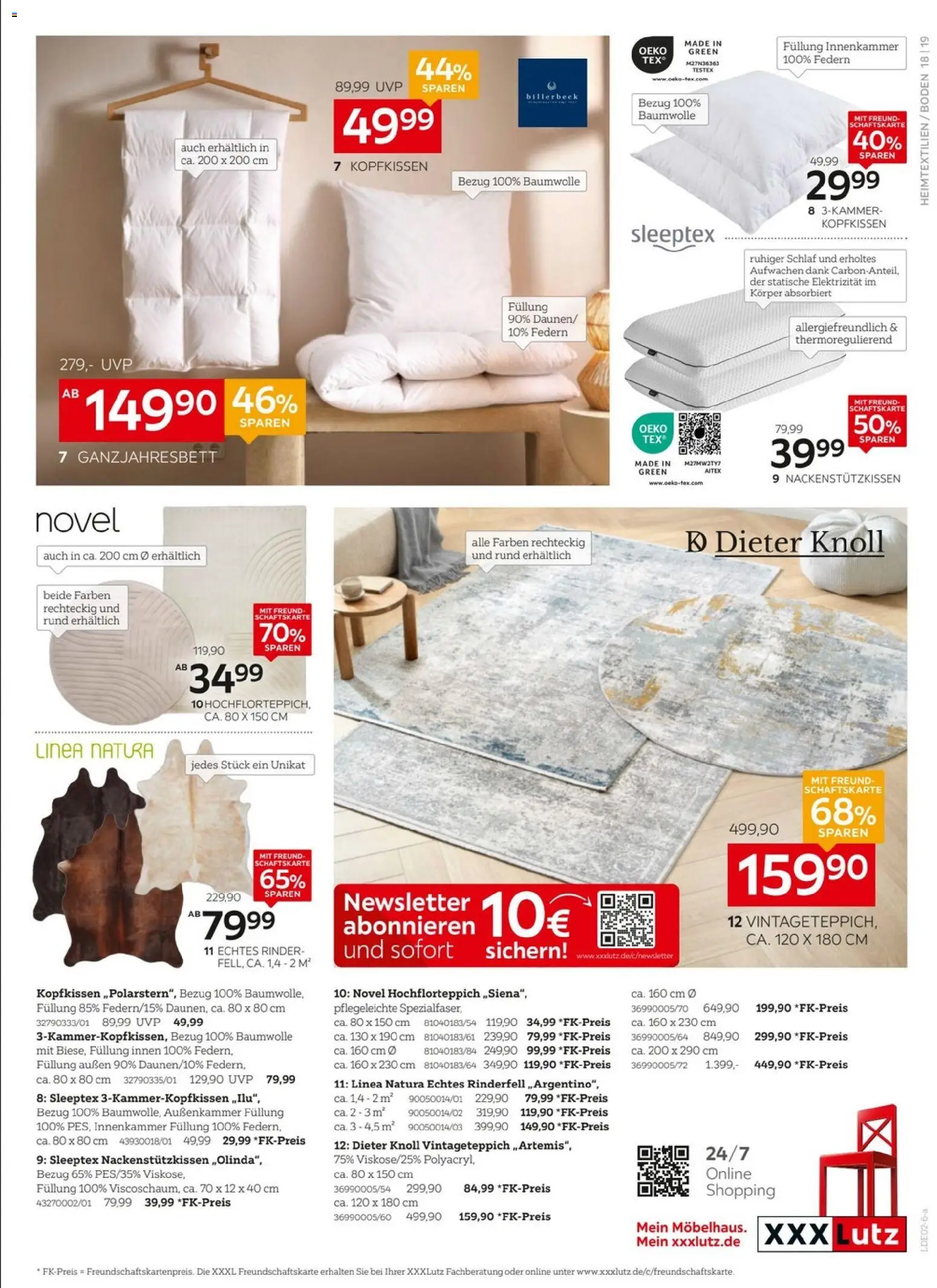 XXXL Lutz Prospekt 	 – gültig ab 25.01.2026 | Seite: 27 | Produkte: Kopfkissen