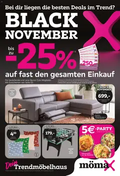 Mömax - Black Friday ab 03.11.2025 gültig