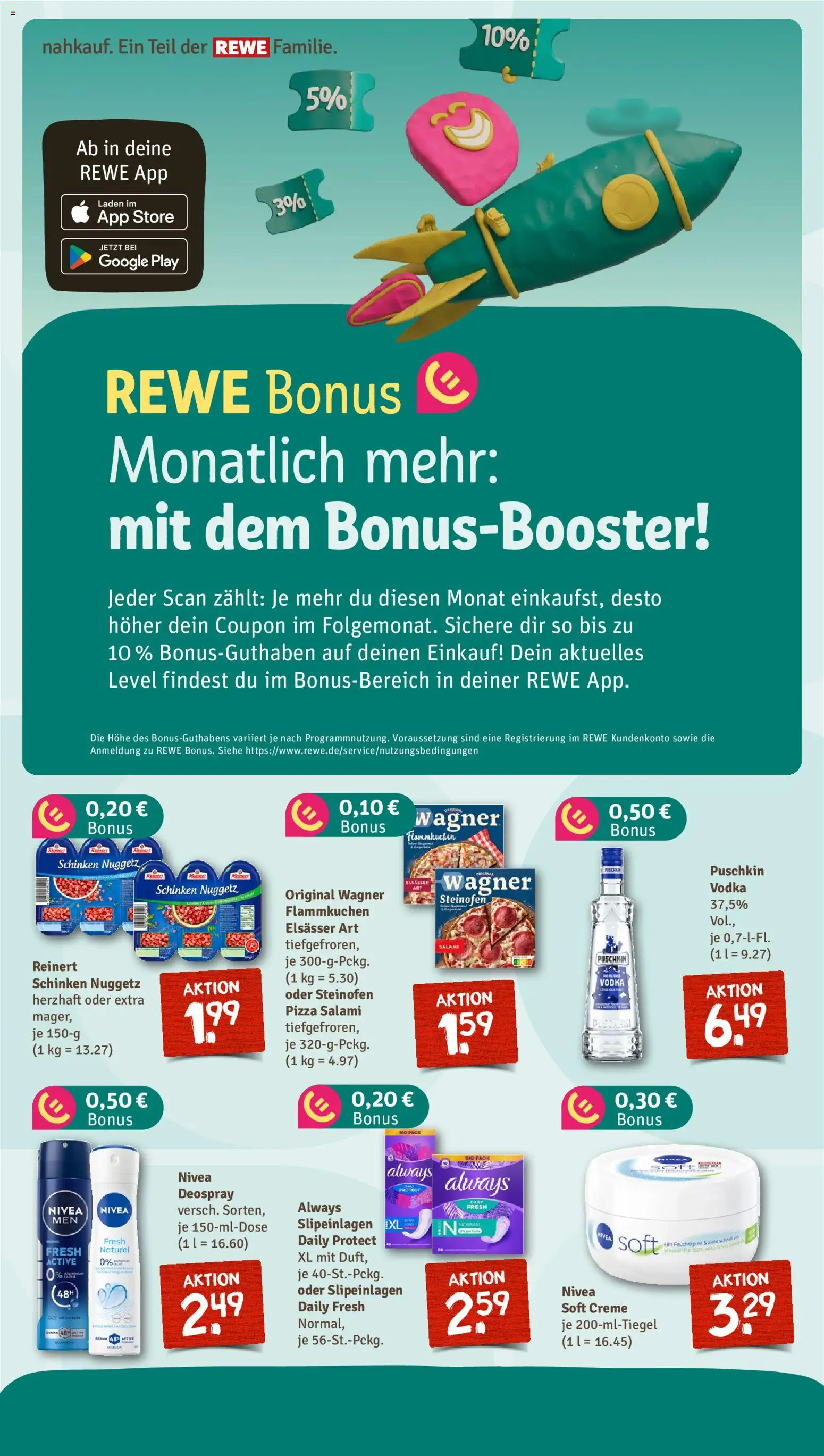 Nahkauf Prospekt – gültig ab 26.10.2025 | Seite: 5 | Produkte: Creme, Deospray, Pizza, Vodka