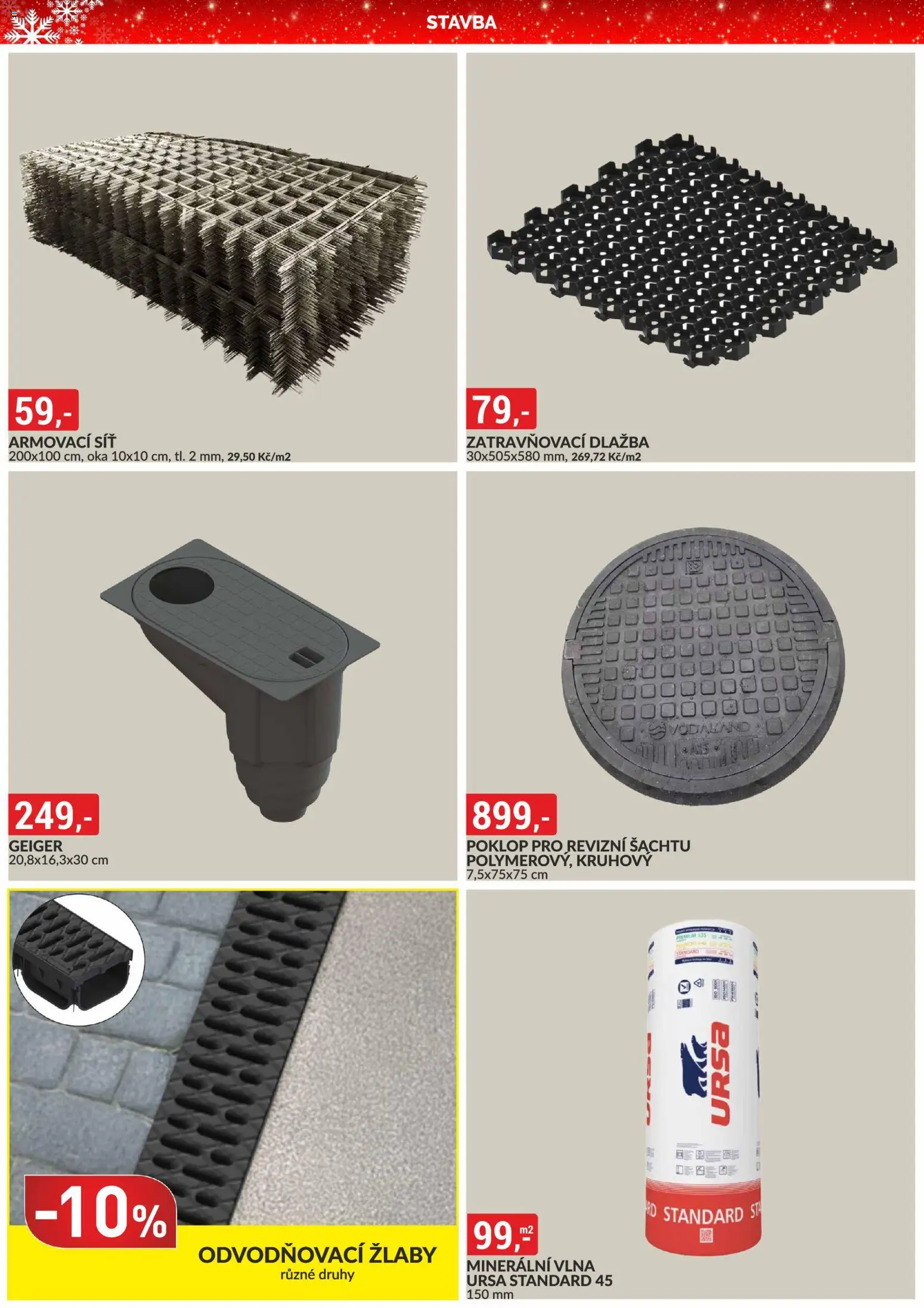 BAUMAX leták od 01.12.2025 | Strana: 43 | Produkty: Dlažba, Síť