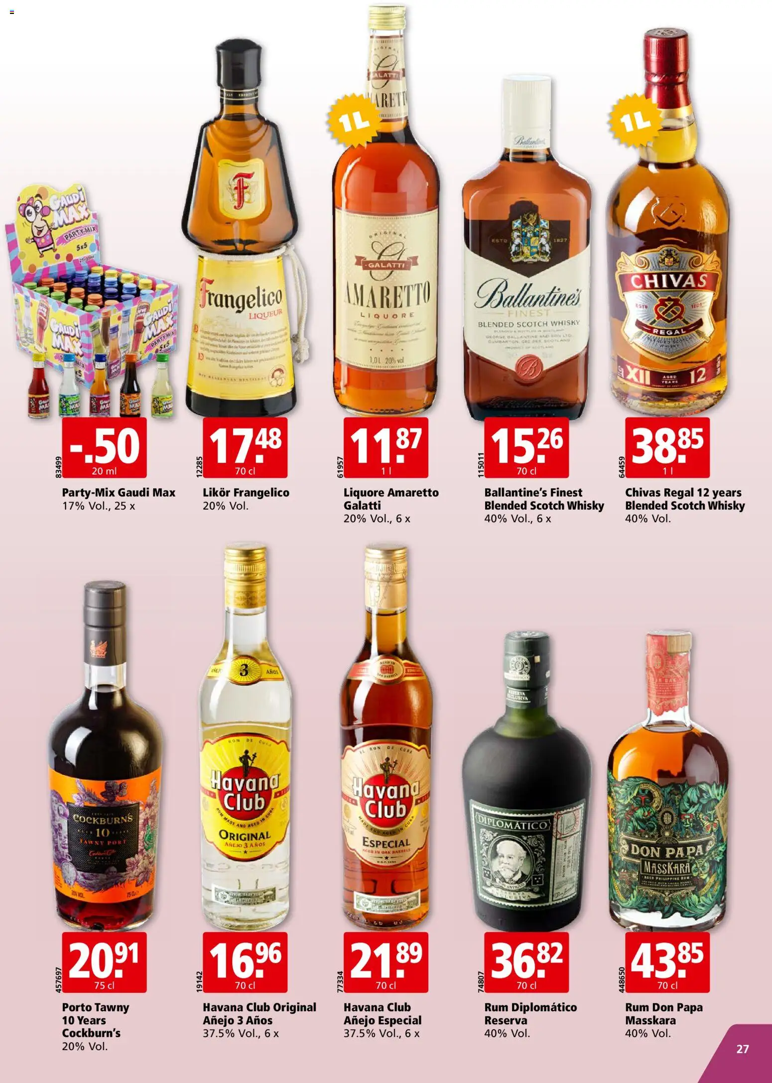 Aligro Aktionen – gültig ab 10.11.2025 | Seite: 27 | Produkte: Regal, Likör