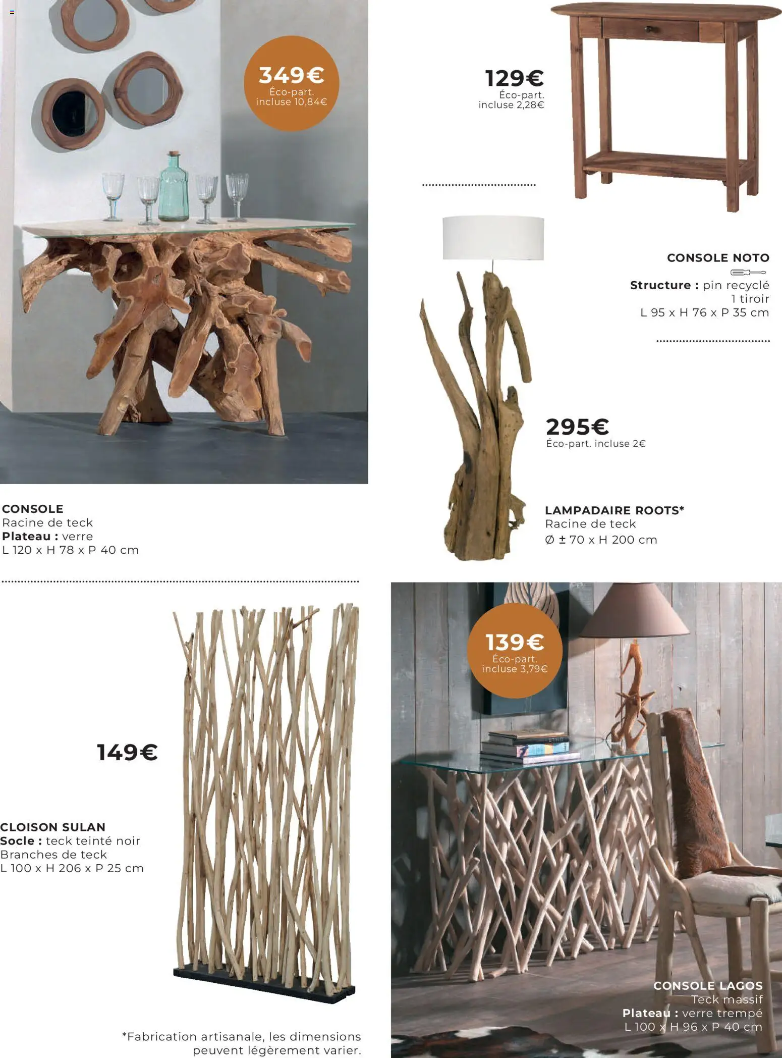 {H1} | Page: 58 | Produits: Plateau, Lampadaire