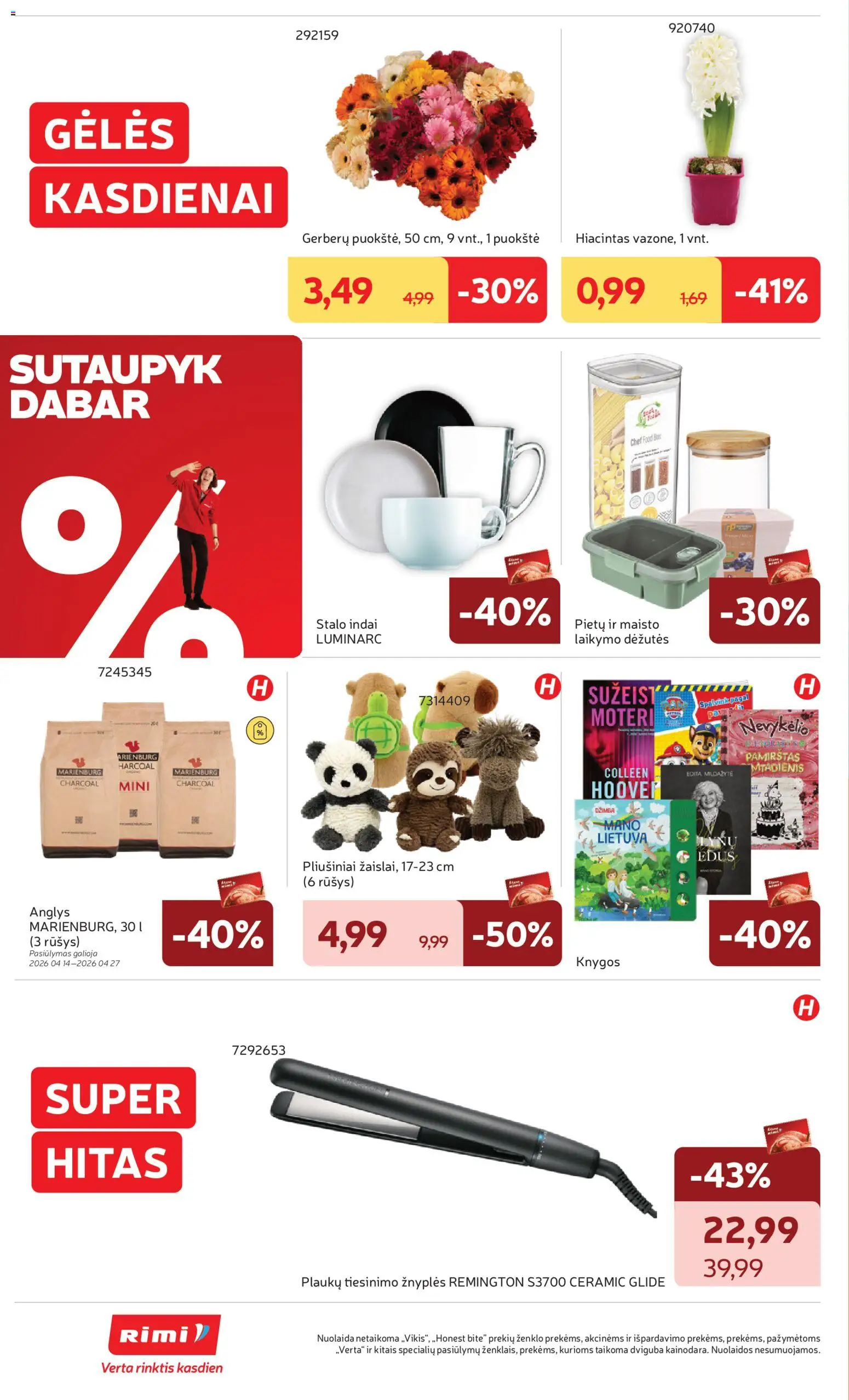 Rimi akcijos nuo 21.04.2026 | Puslapis: 32 | Prekių: Indai