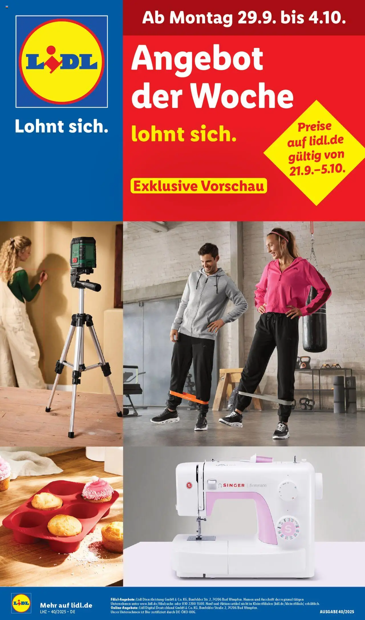 Lidl Prospekt Uffenheim – gültig ab 29.09.2025 | Seite: 1