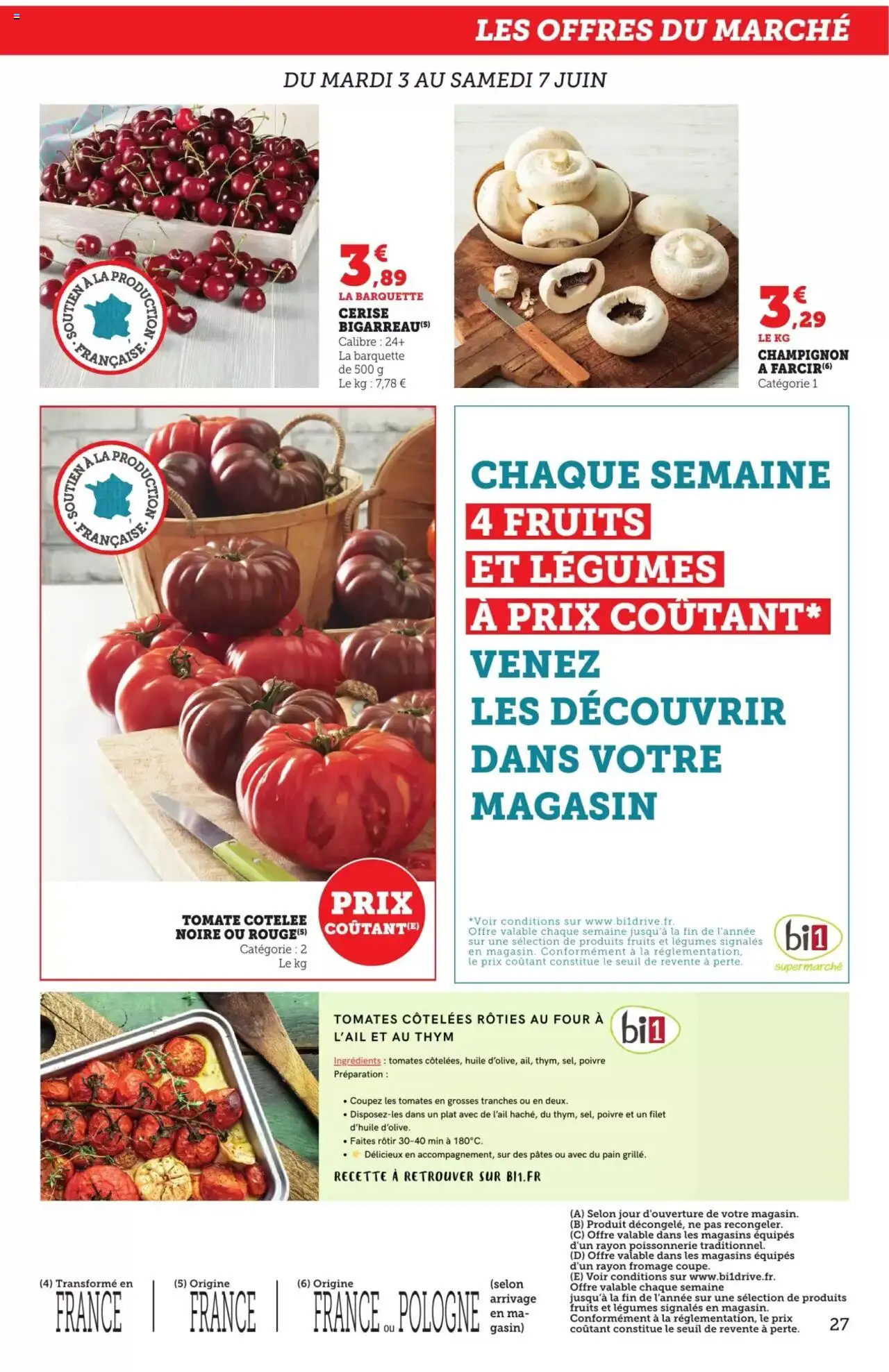  | Page: 27 | Produits: Four, Poissonnerie, Poivre, Pain