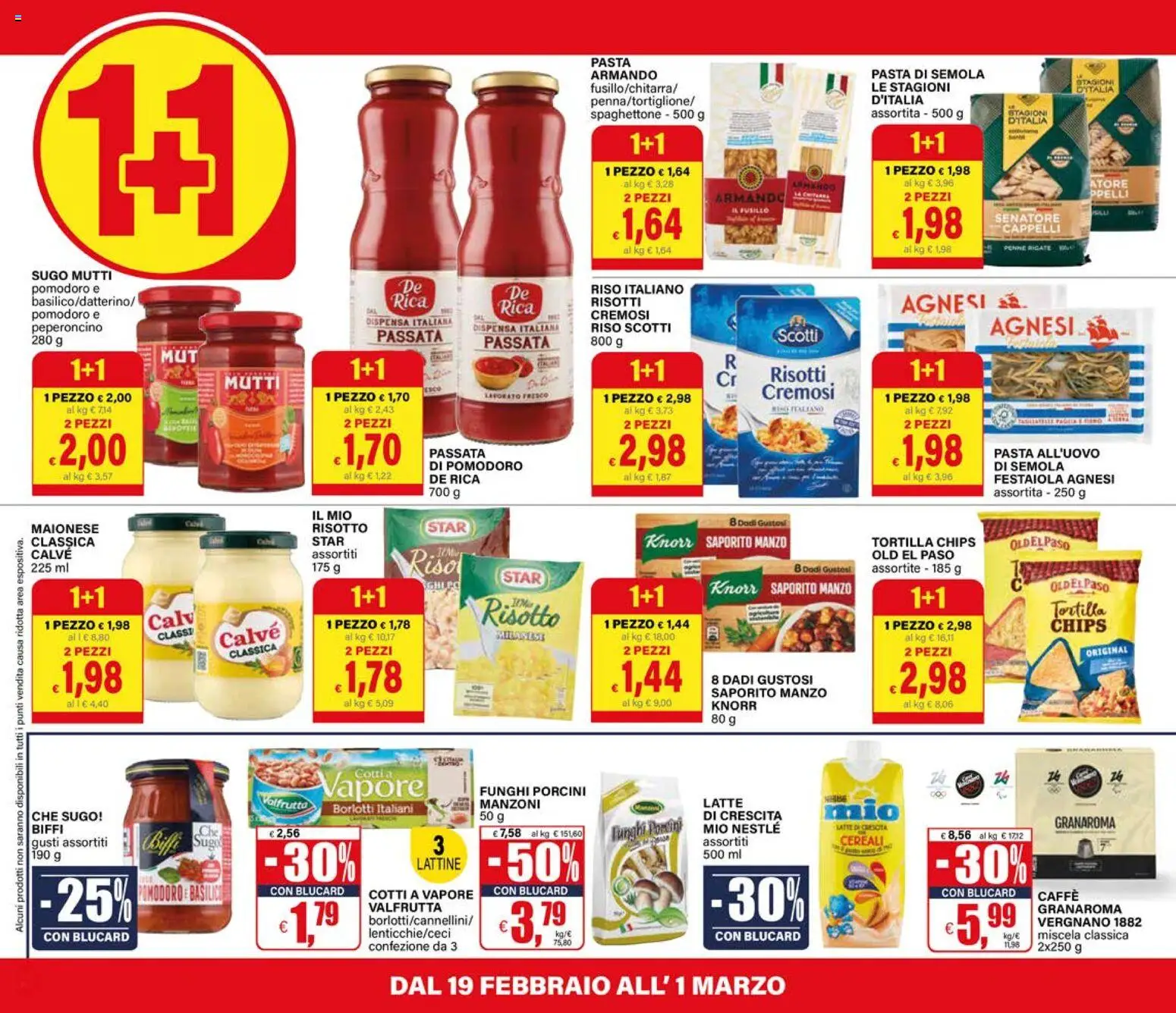Volantino Il Gigante del 19.02.2026 | Pagina: 8 | Prodotti: Caffè, Latte, Peperoncino, Sugo