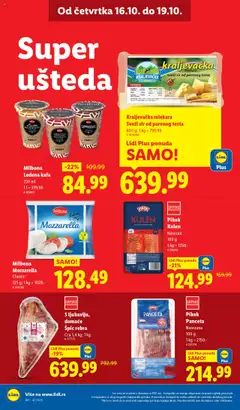 Milbona Mozzarella Classic, 125 g - pregled Lidl kataloga - važi od 16.10.2025 | Strana: 8