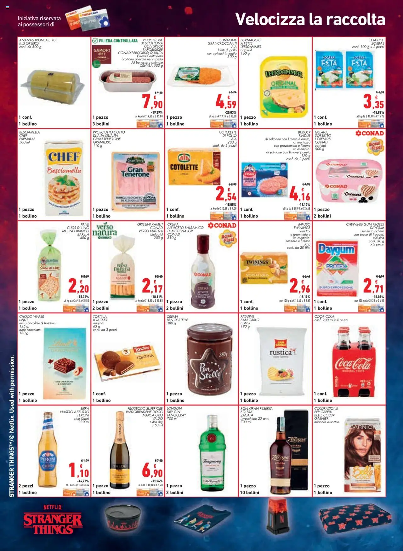 Volantino Conad del 09.10.2025 | Pagina: 18 | Prodotti: Crema, Succo, Patatine, Prosciutto