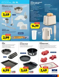 Hofer katalog akcije – veljaven od 16.10.2025 | Stran: 27 | Izdelki: Mesalnik, Toast, Kos, Grelnik vode