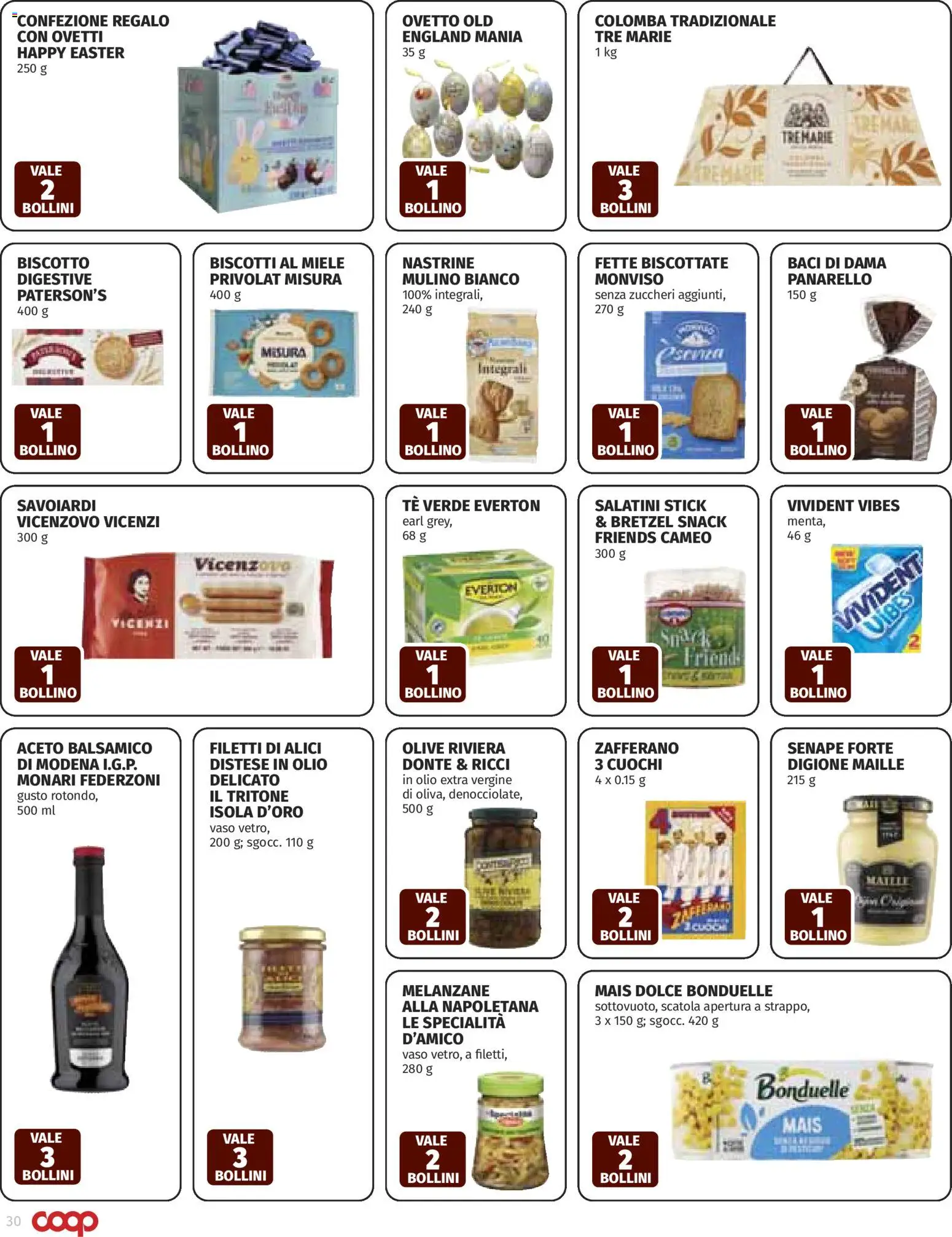 Volantino COOP del 26.03.2026 | Pagina: 30 | Prodotti: Bretzel, Olio, Olive, Melanzane