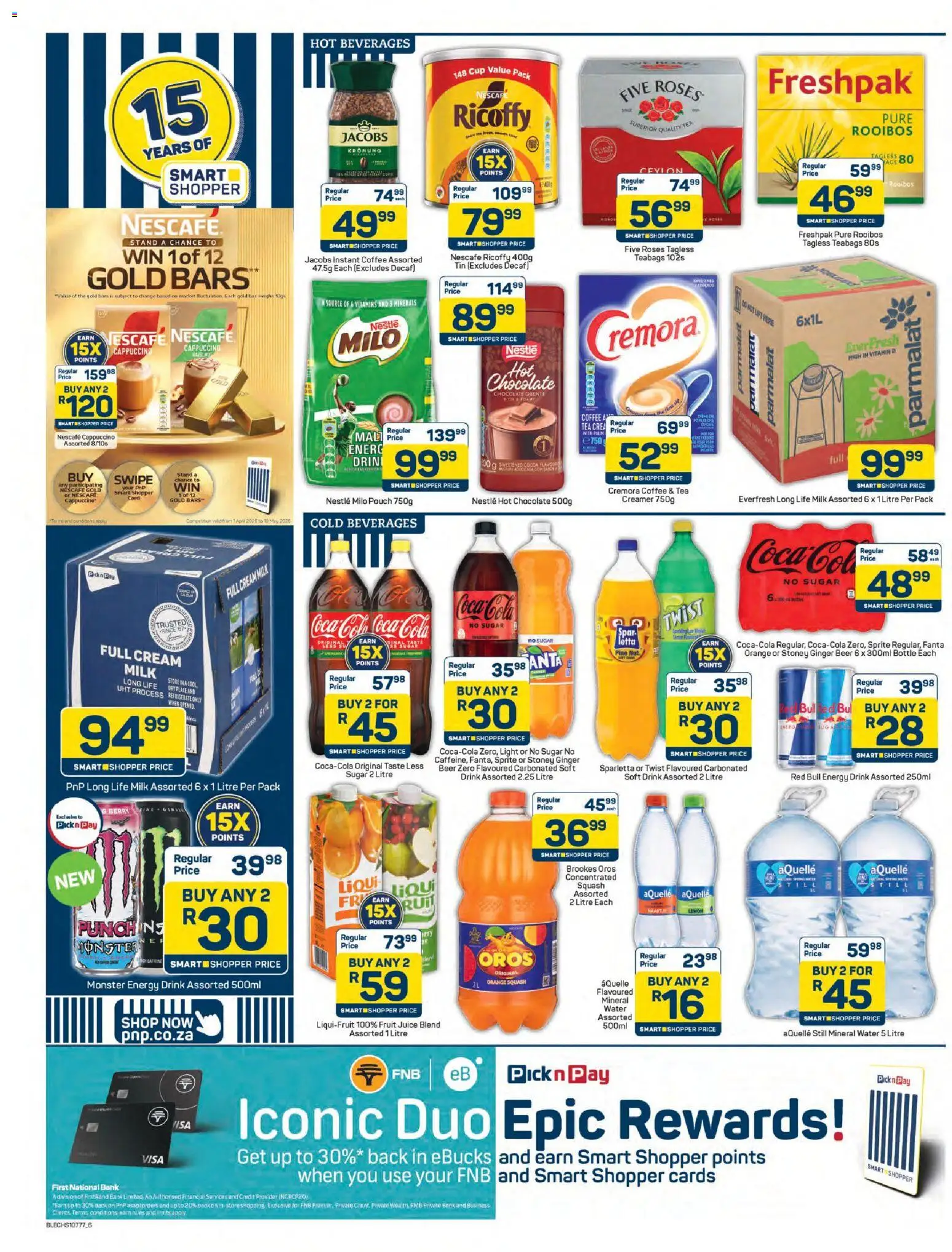 New Pick n Pay catalogue – valid from 24.04.2026 | Page: 6 | Products: Vitamins, Fanta, Fruit, Estuche organizador de viaje