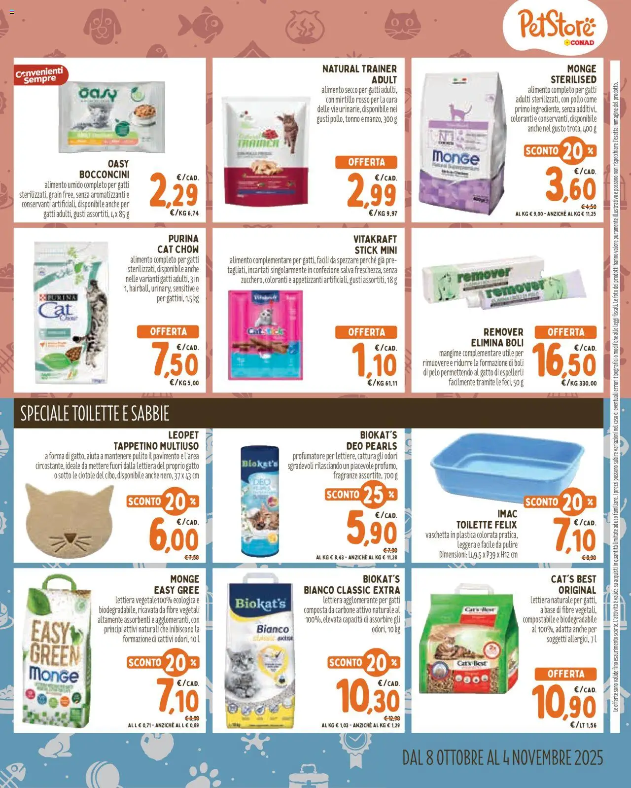 Volantino Conad del 08.10.2025 | Pagina: 5 | Prodotti: Pollo, Pavimento, Tonno