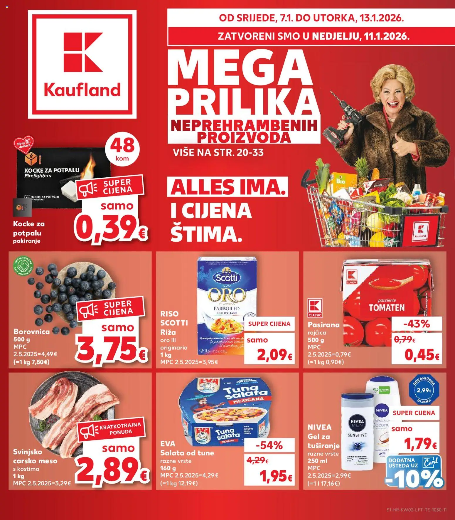 Kaufland HR akciós ujság - amely érvényes a következő dátumtól: 07.01.2026 | Oldal: 1 | Termékek: Saláta