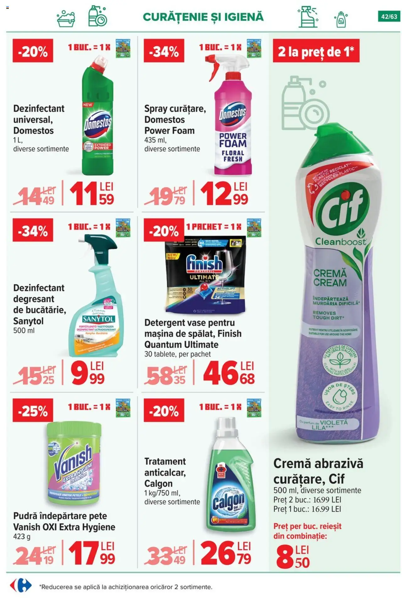 Noul catalog Carrefour – valabil de la 17.09.2025 | Pagină: 42 | Produse: Bucătărie, Parfum, Cremă, Çelik Mama ve Su Kabı