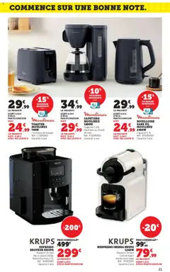  | Page: 21 | Produits: Bouilloire, Toaster, Krups, Tasses