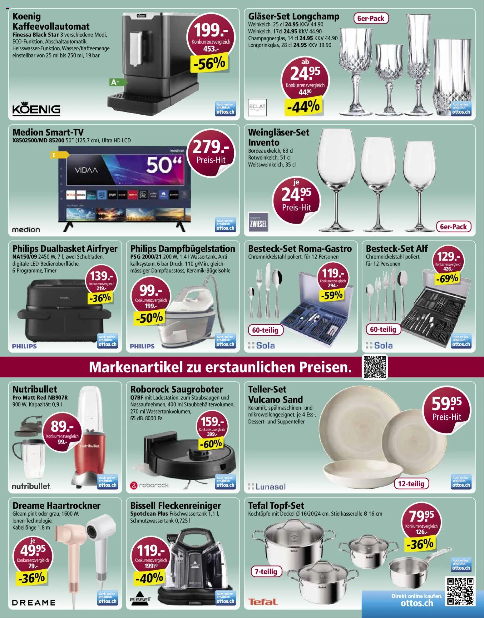 Otto's Aktionen Marken Spezial – gültig ab 01.11.2025 | Seite: 5 | Produkte: Haartrockner, Kaffeevollautomat, Philips