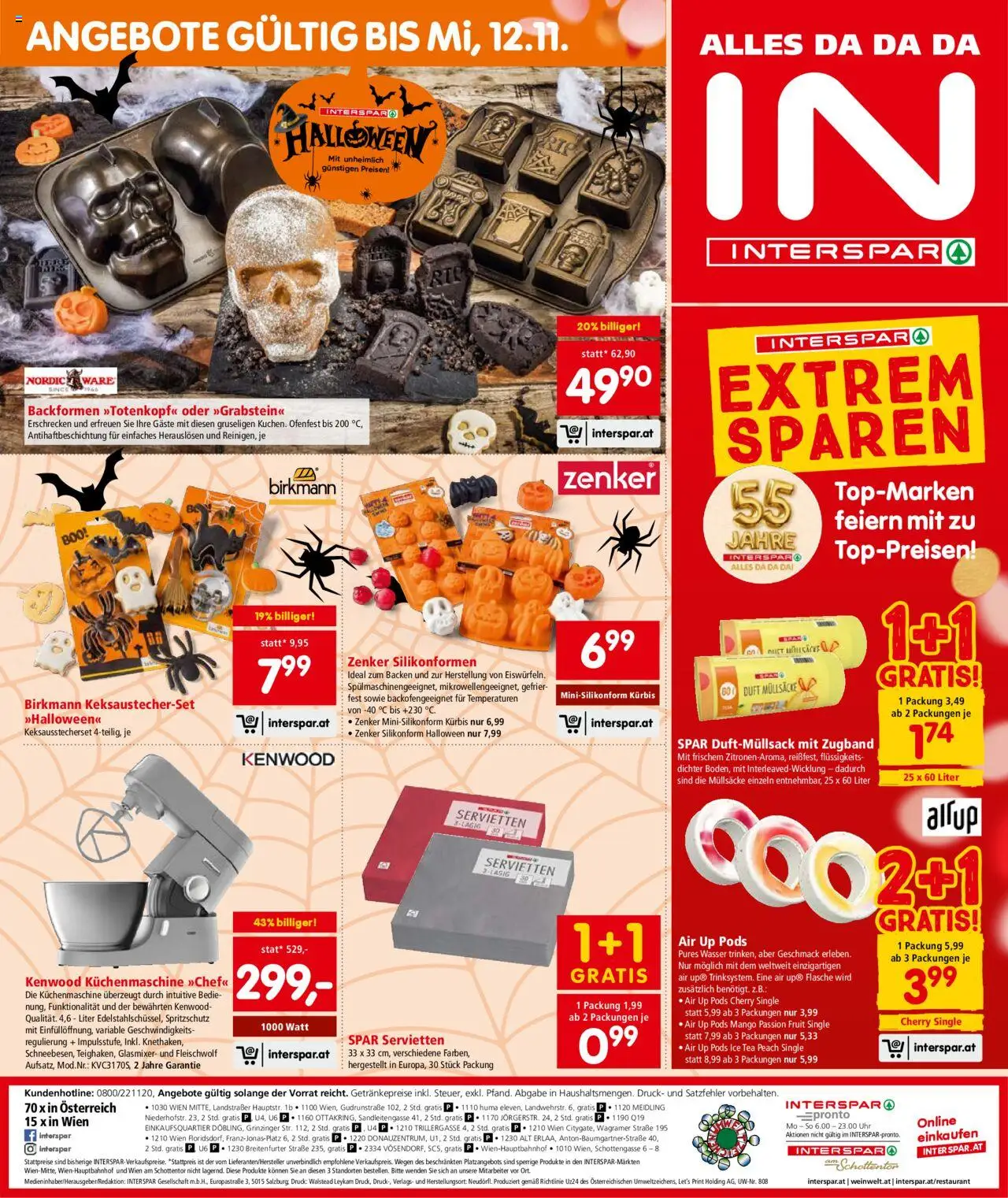 Interspar Flugblatt - Wien gültig ab 23.10.2025 | Seite: 24 | Produkte: Mango, Kürbis, Uhr, Duft