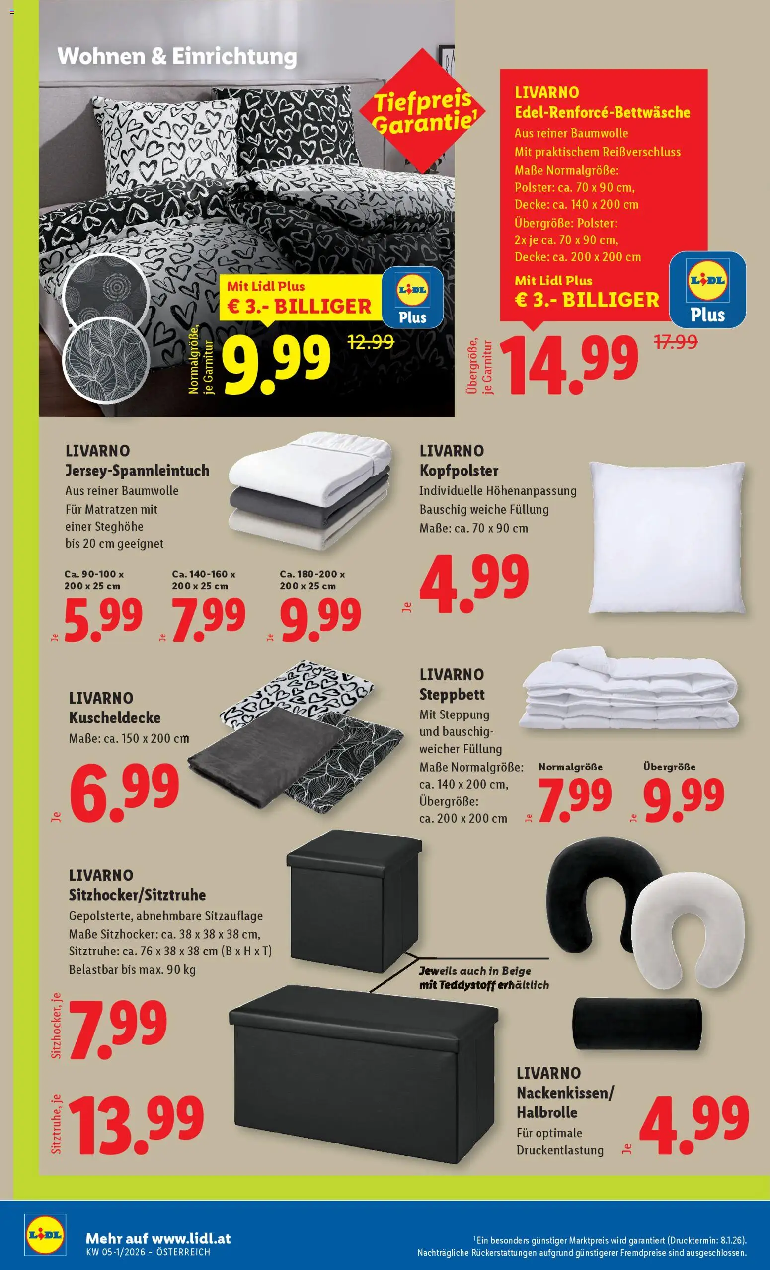 Lidl Flugblatt gültig ab 22.01.2026 | Seite: 34 | Produkte: Decke