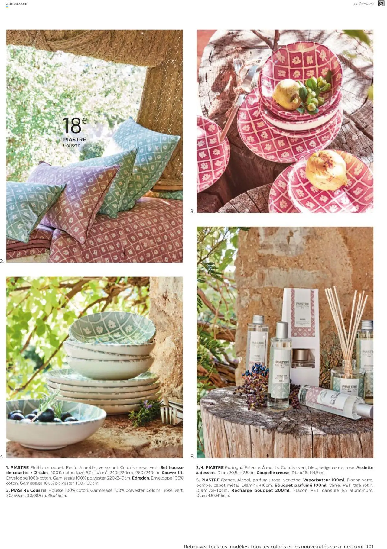 {H1} | Page: 101 | Produits: Coton, Enveloppe, Vaporisateur, Couette