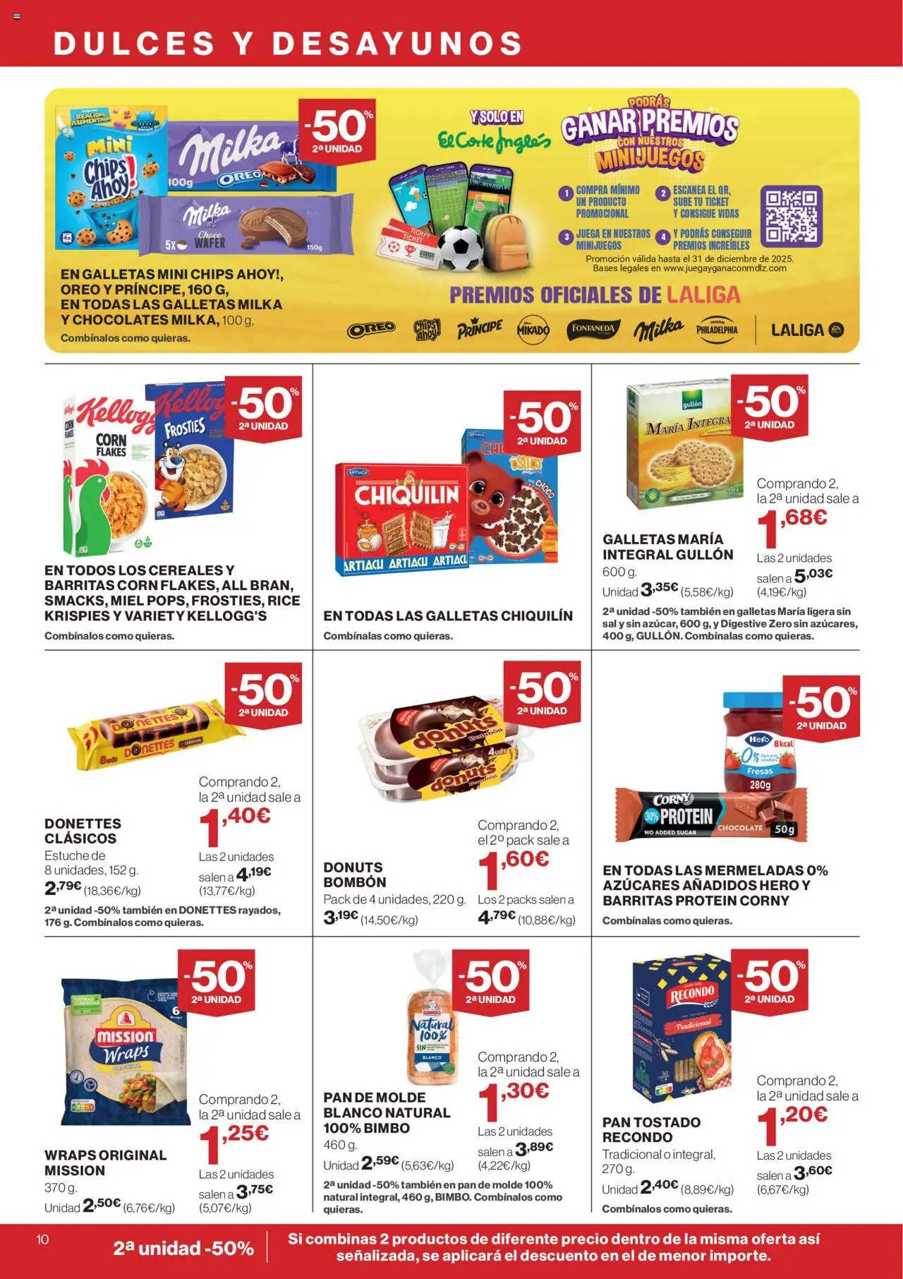 Supercor Península y Baleares │ válido desde el 09.10.2025 | Página: 10 | Productos: Chocolate, Fresas, Galletas, Juega