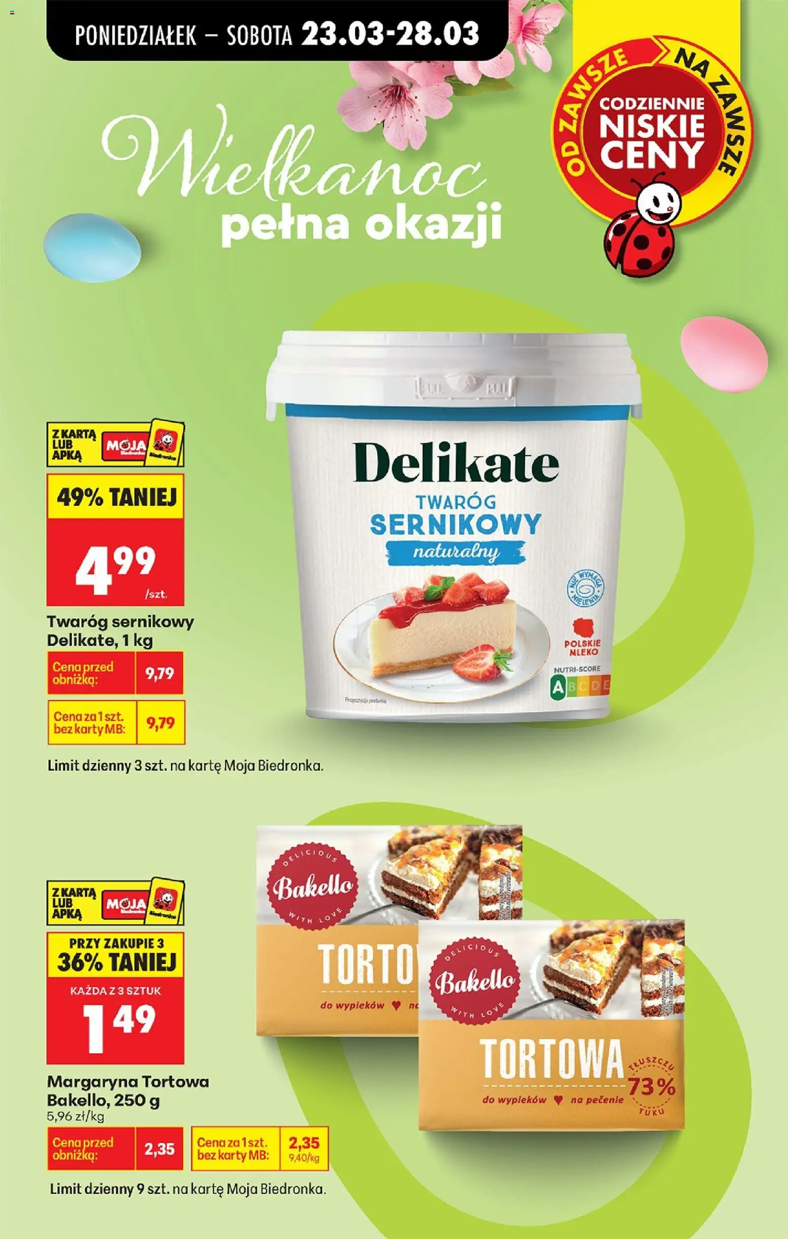 Biedronka Polsko leták od 23.03.2026 | Strana: 9 | Produkty: Mléko, Karty