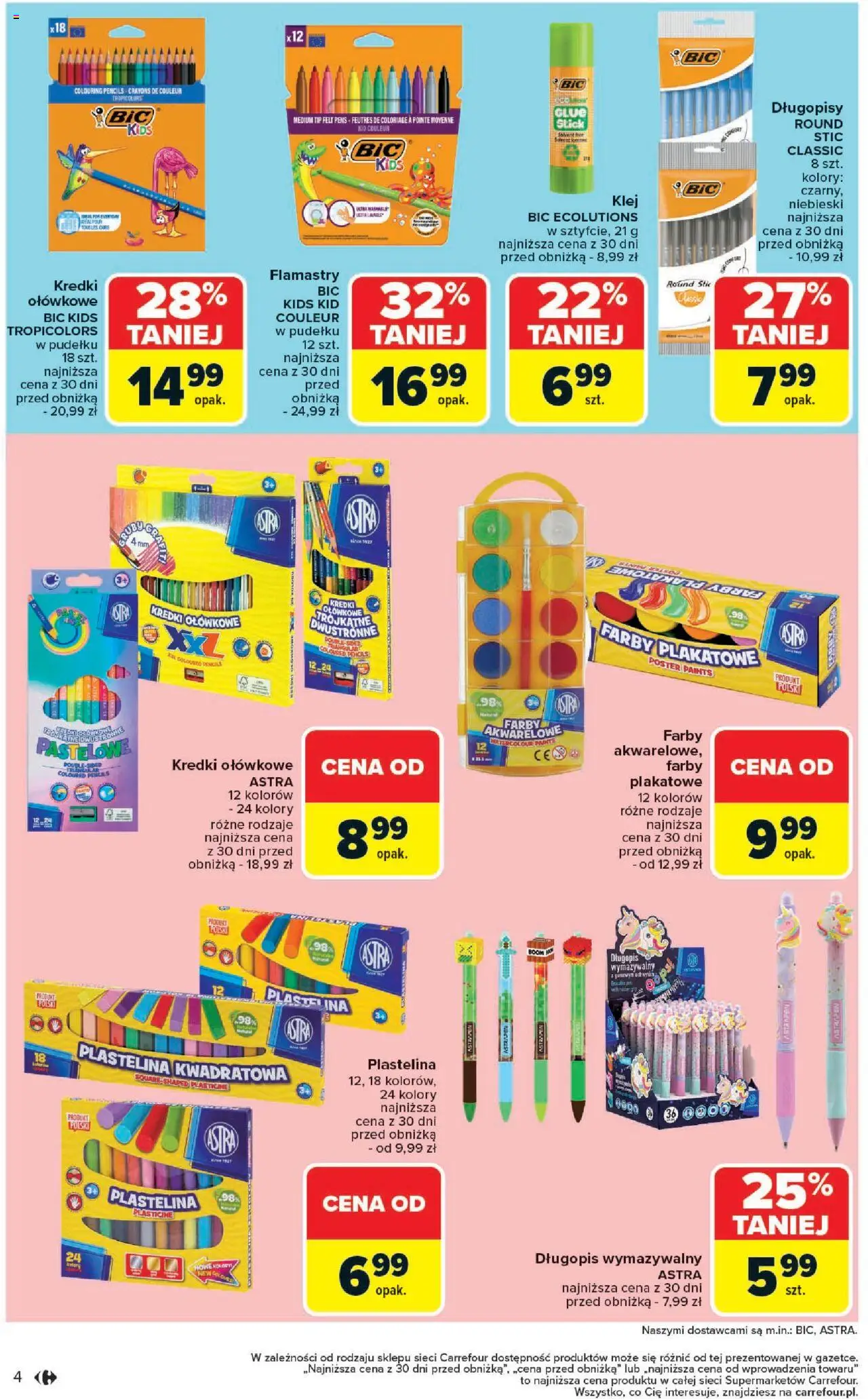 Carrefour Gazetka - Market Szkoła nowy sezon od 18.08.2025 | Strona: 4