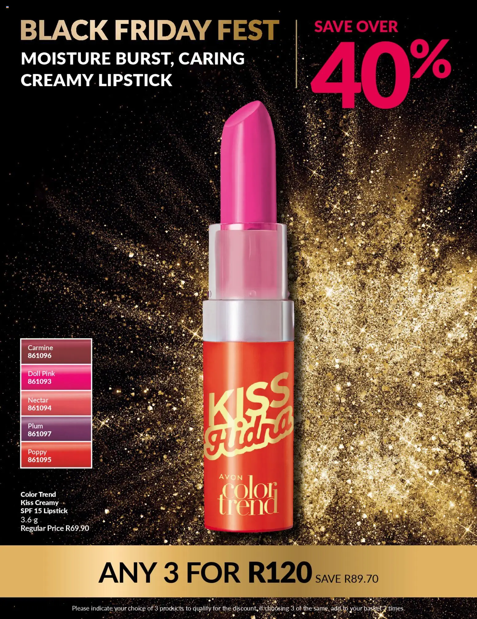 New Avon catalogue – valid from 28.11.2025 | Page: 14 | Products: Basket, Lipstick