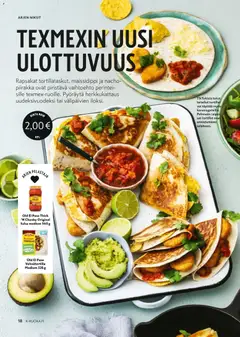 K-Citymarket-mainoslehti voimassa 03.12.2025 alkaen | Sivu: 18 | Tuotteet: Salsa, Voi, Piirakka