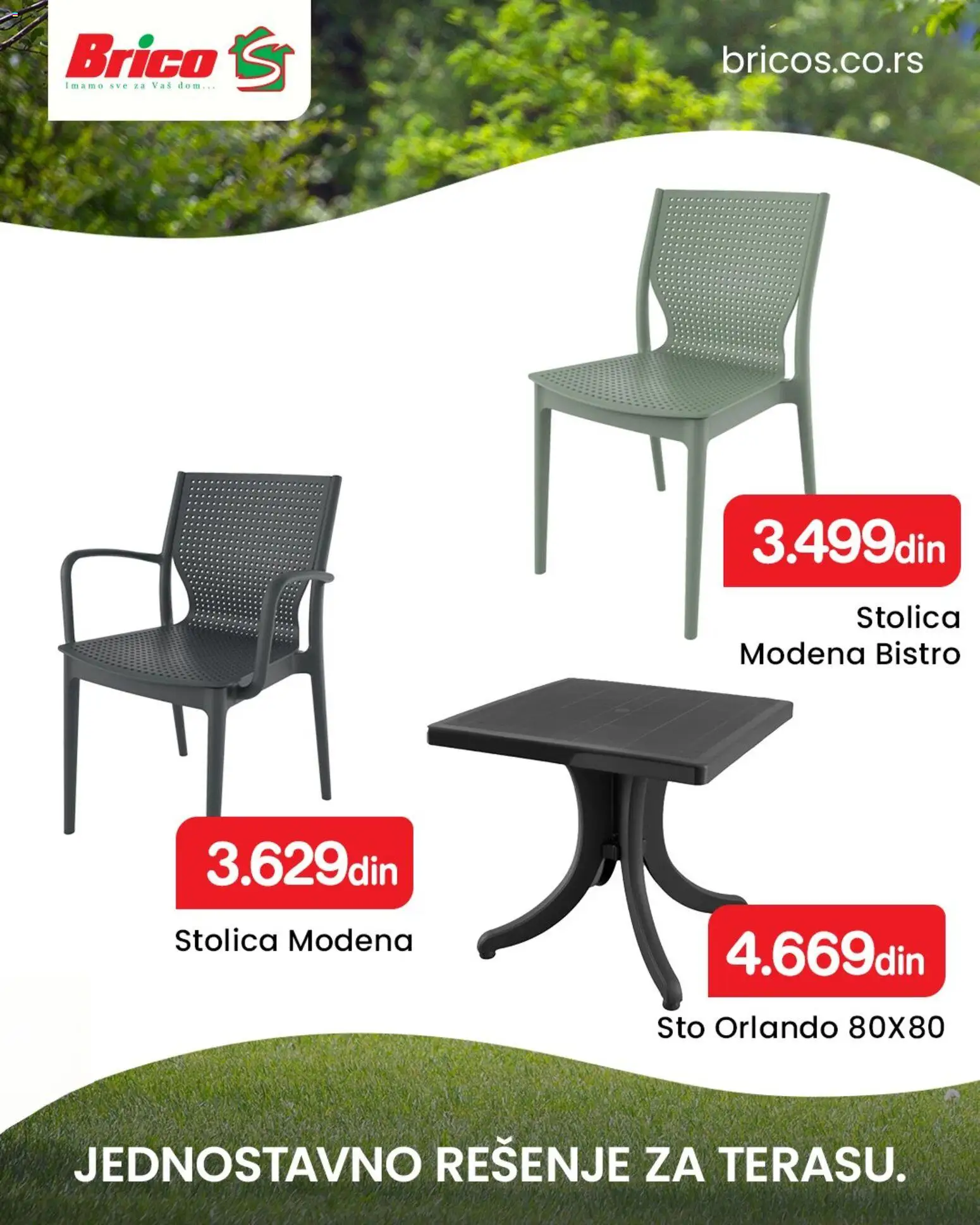Brico S katalog - važi od 24.03.2026 | Strana: 5 | Proizvode: Sto, Stolica