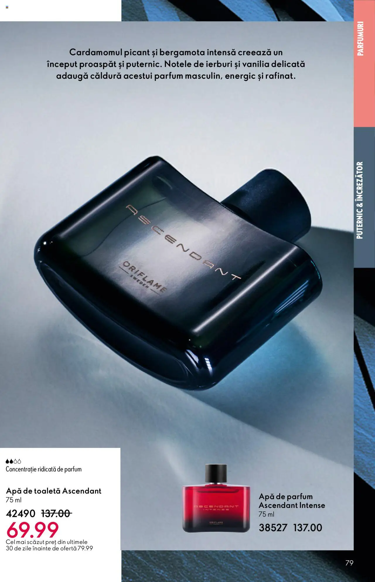 Noul catalog Oriflame – valabil de la 01.10.2025 | Pagină: 79 | Produse: Apă de parfum, Toaletă, Apă de toaletă, Apă