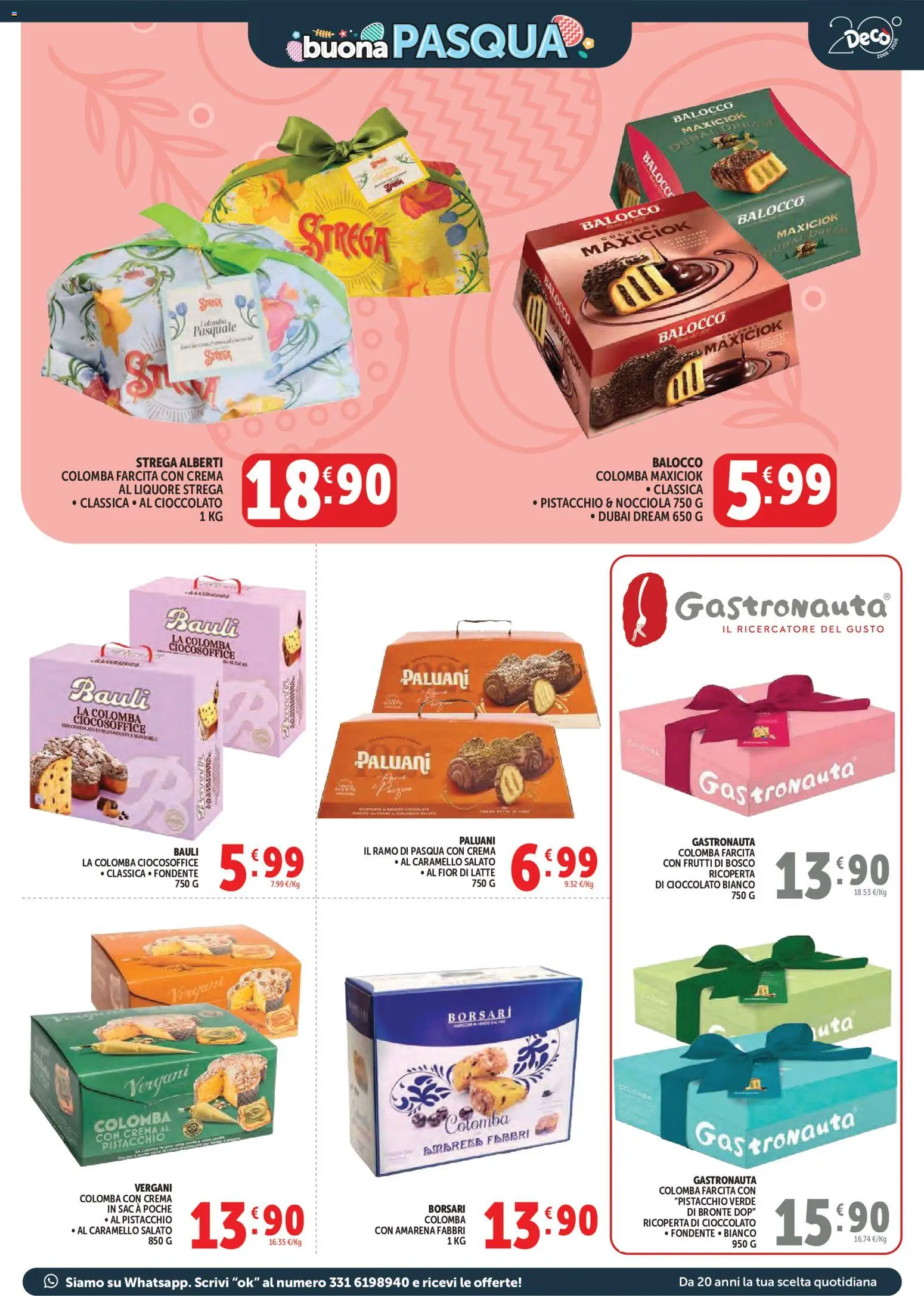 Volantino Decò del 27.03.2026 | Pagina: 5 | Prodotti: Crema, Latte, Amarena, Liquore