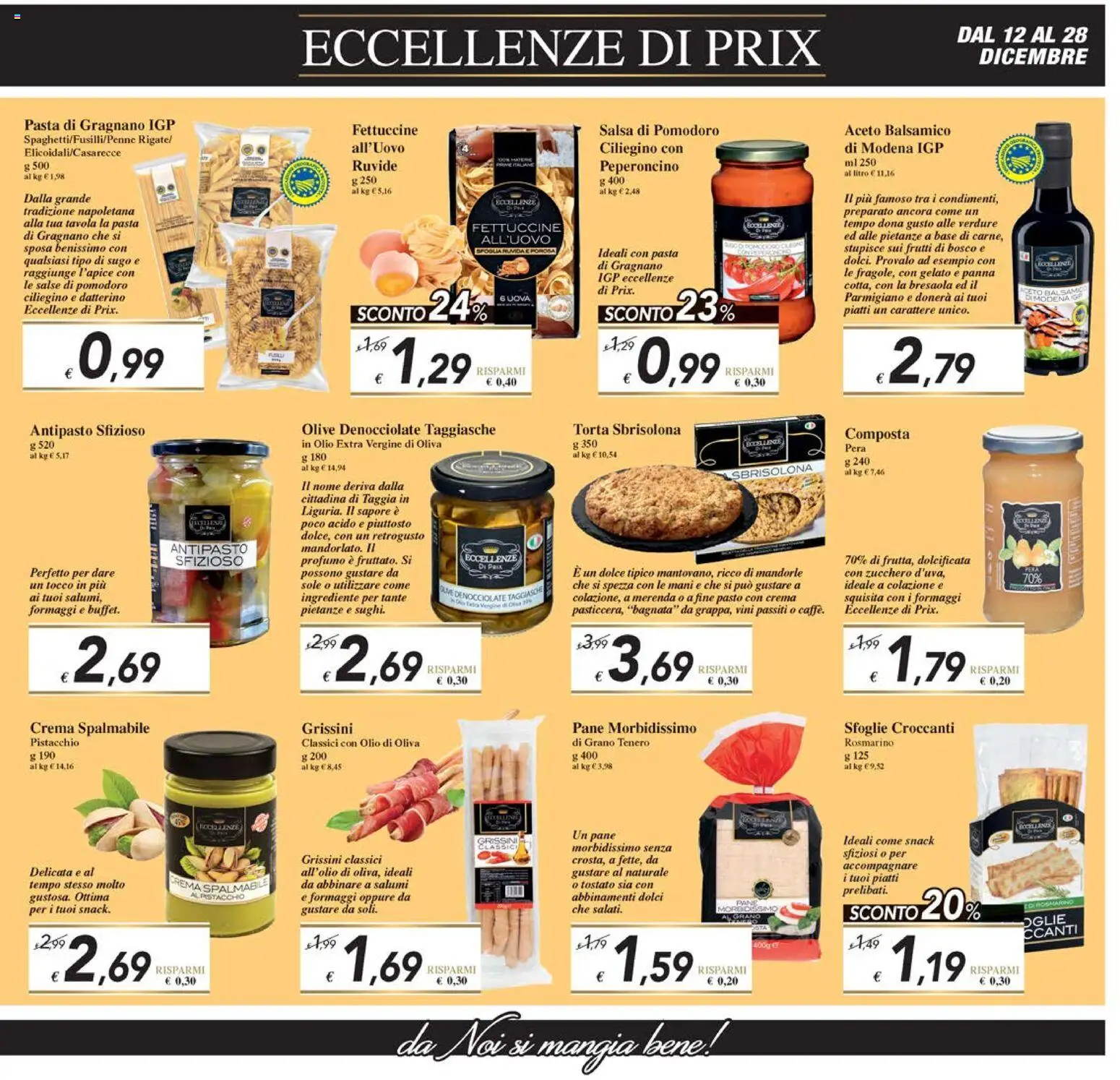 Volantino Prix del 12.12.2025 | Pagina: 9 | Prodotti: Bresaola, Mandorle, Olio extra vergine, Profumo