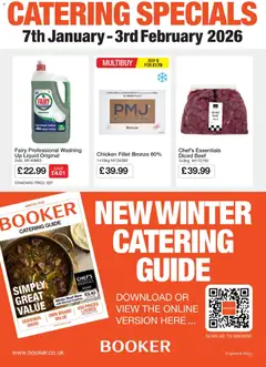 Preview of Booker Wholesale - Catering Specials valid from 07.01.2026