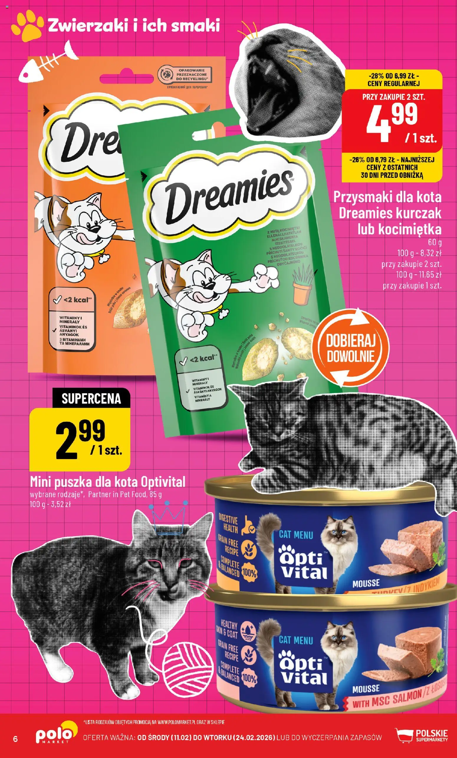 POLOmarket Gazetka - Zwierzaki i ich smaki od 11.02.2026 | Strona: 6