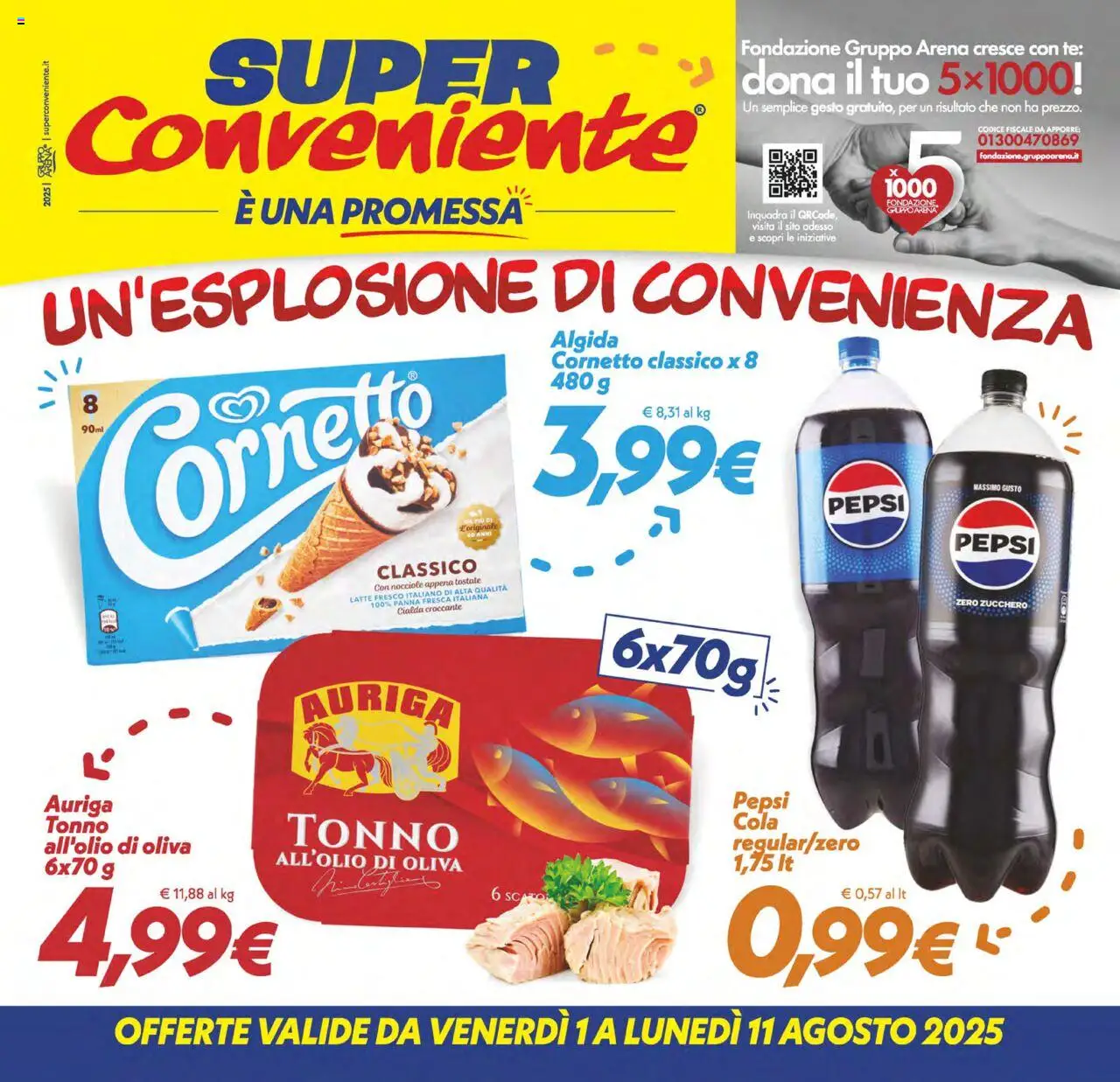 Volantino SuperConveniente del 01.08.2025 | Pagina: 1