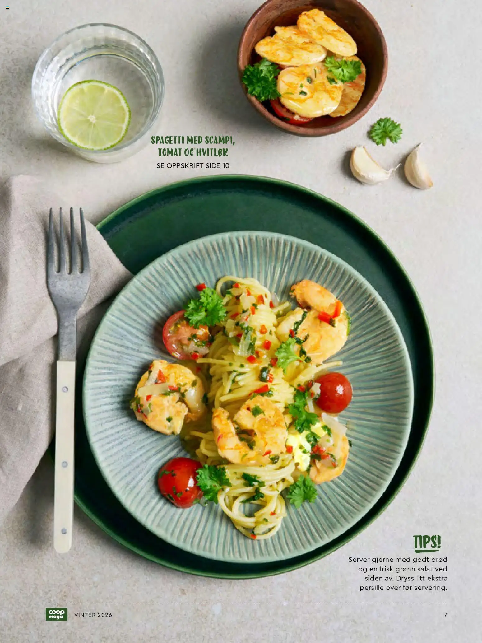 {H1} | Side: 7 | Produkter: Brød, Salat, Fågelmatare, Форель