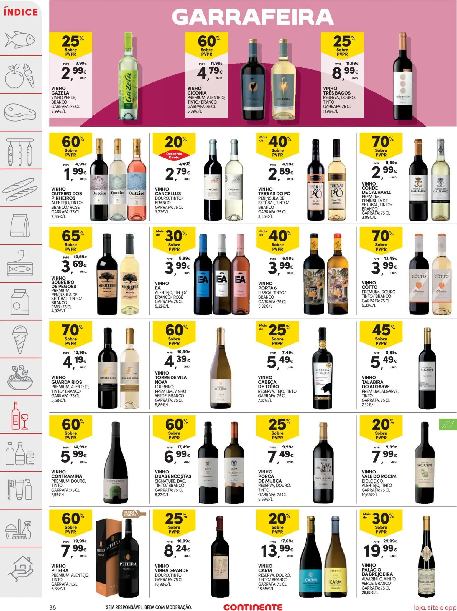 Continente folheto │ válido de 25.11.2025 | Página: 38 | Produtos: Porta, Pó, Vinho