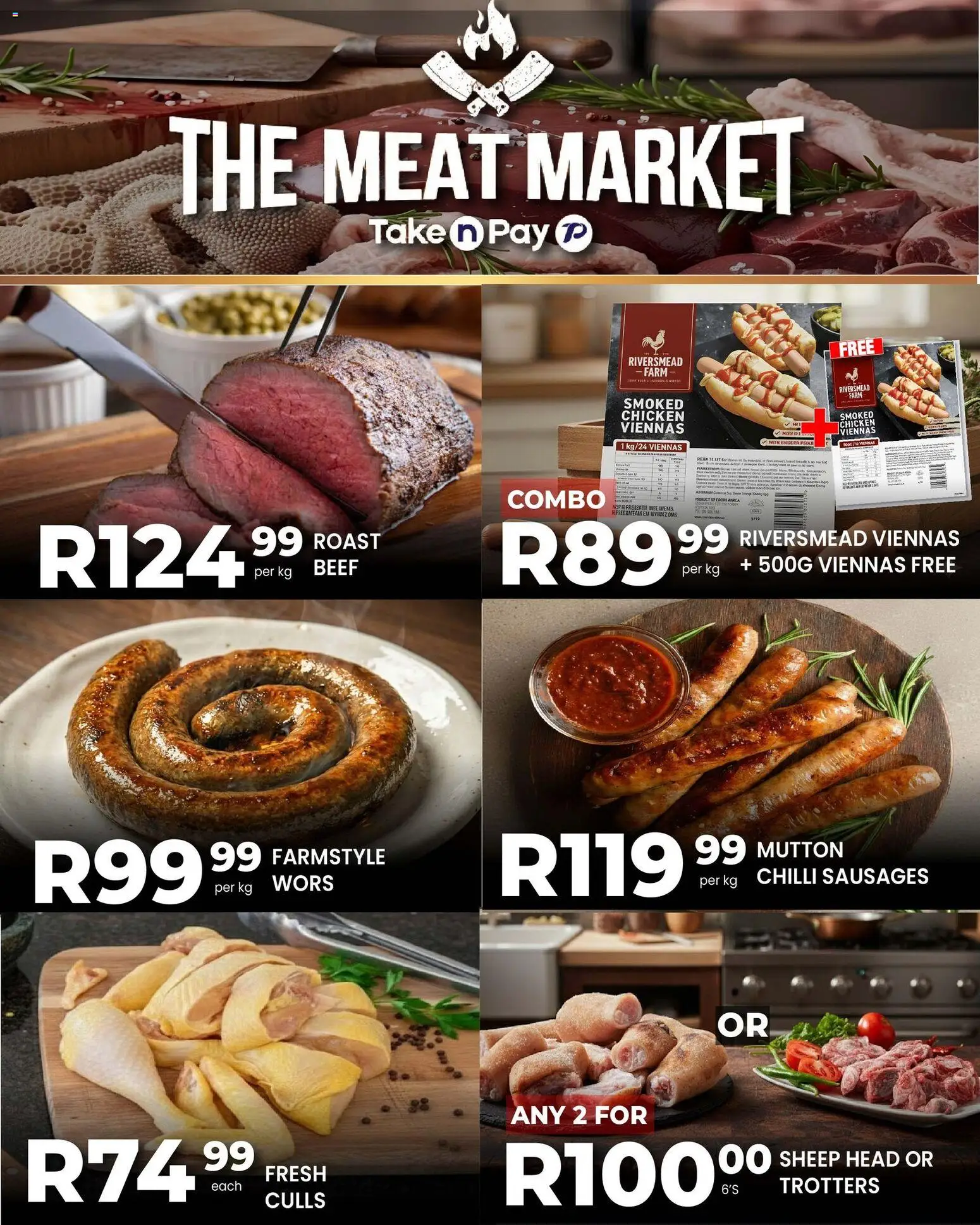 New Take n Pay catalogue – valid from 05.12.2025 | Page: 2 | Products: Chicken, Beef, Chilli