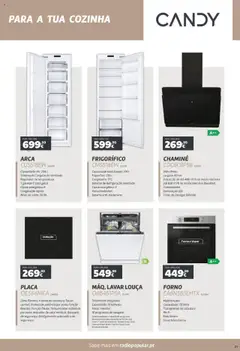 Pré-visualização Radio Popular - Especial Eletrodomésticos Encastre válido de 07.10.2025 | Página: 21 | Produtos: Porta, Frigorífico, Congelador, Talheres